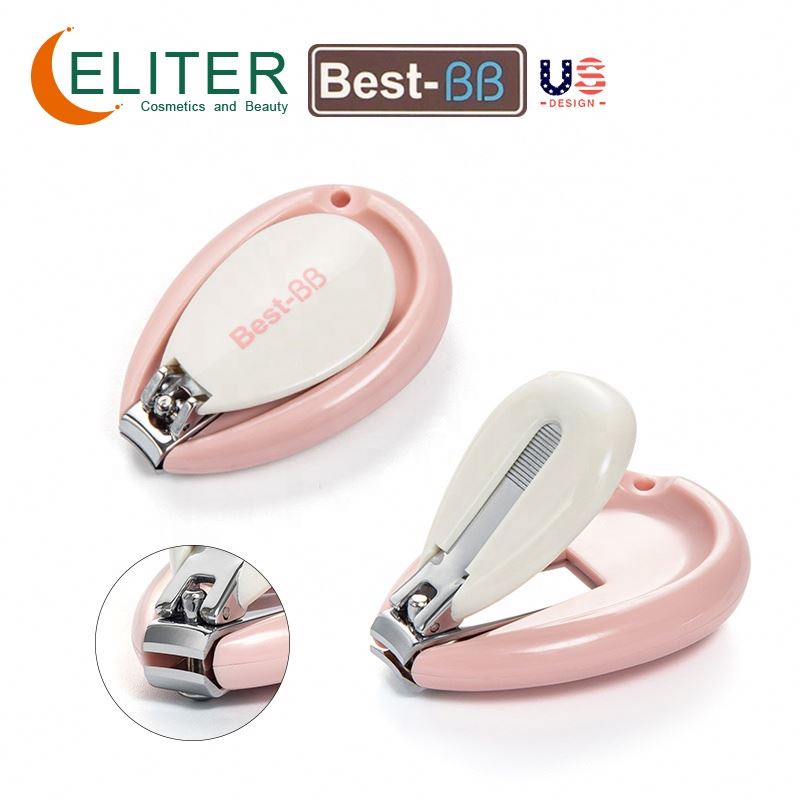Eliter Hot Sell In Stock 3-in-1 Pink Blue Green Card Chicco Baby Nail Clipper Set Cutter And Nail Trimmer For Baby