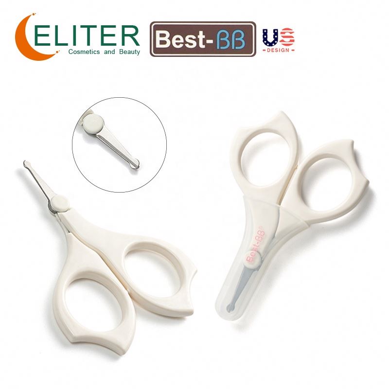 Eliter Hot Sell In Stock 3-in-1 Pink Blue Green Card Chicco Baby Nail Clipper Set Cutter And Nail Trimmer For Baby