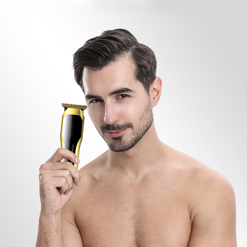  waterproof LCD display haircut machine barber clipper USB cordless shaving grooming electric hair clipper