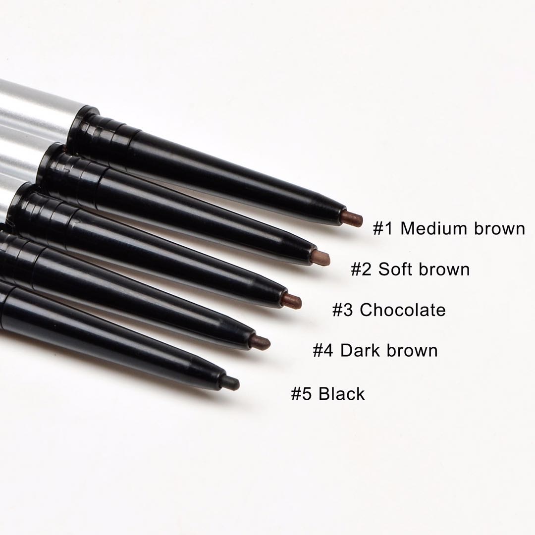 Long-lasting Vegan Waterproof   your  Eyebrow Pencil with Brush Private Label Eyebrow Pencil