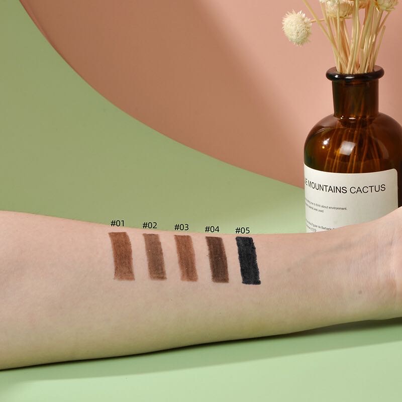 Long-lasting Vegan Waterproof   your  Eyebrow Pencil with Brush Private Label Eyebrow Pencil