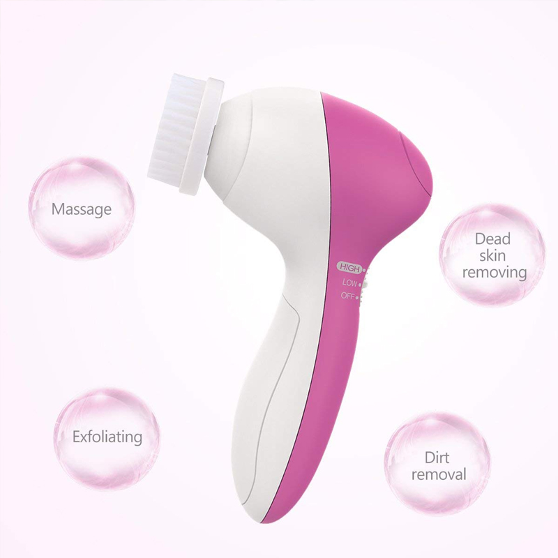 Five-In-One Facial Cleansing Instrument Facial Massager Electric Rotating Beauty Instrument