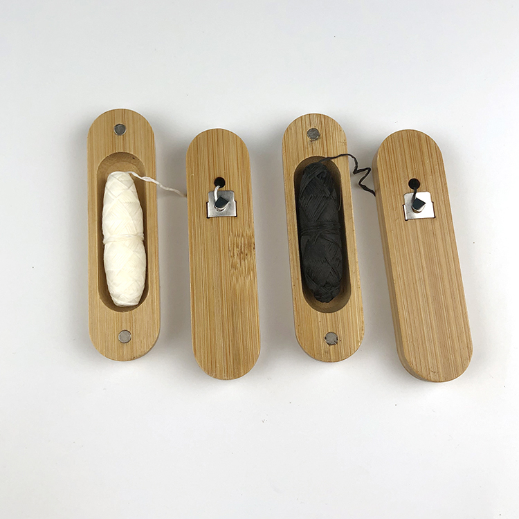 Organic Eco Friendly Biodegradable Dental Floss Pick Yarn Candelilla Waxed  Bamboo Silk Dental Floss