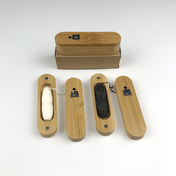 Organic Eco Friendly Biodegradable Dental Floss Pick Yarn Candelilla Waxed  Bamboo Silk Dental Floss