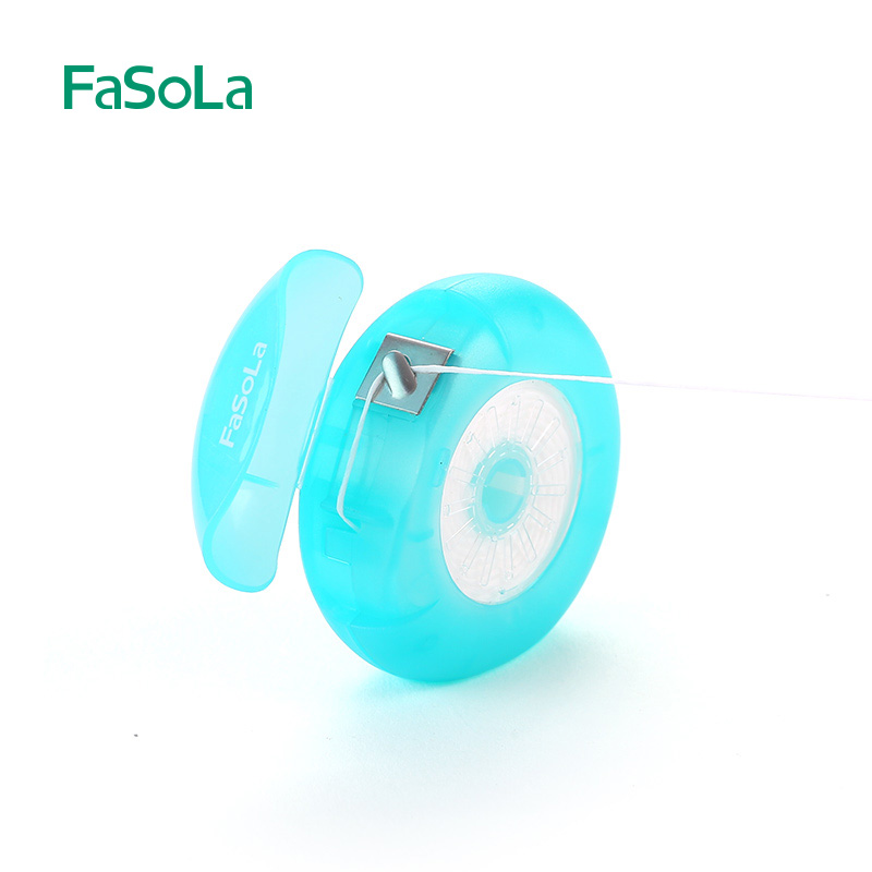 FaSoLa Oral Nursing Tasteless 50M Box Packed Dental Floss Dispenser Original Floss