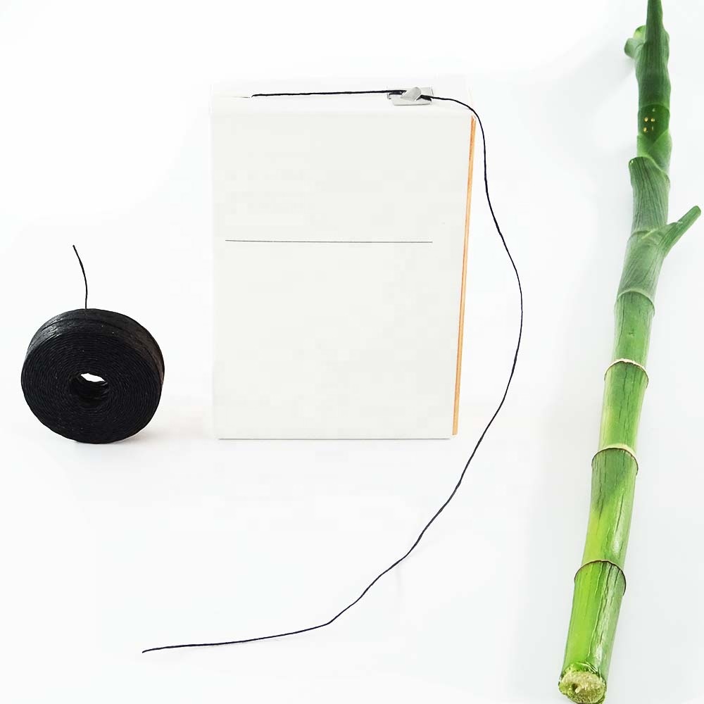 organic dental floss 30m PLA floss in paper box with cutter
