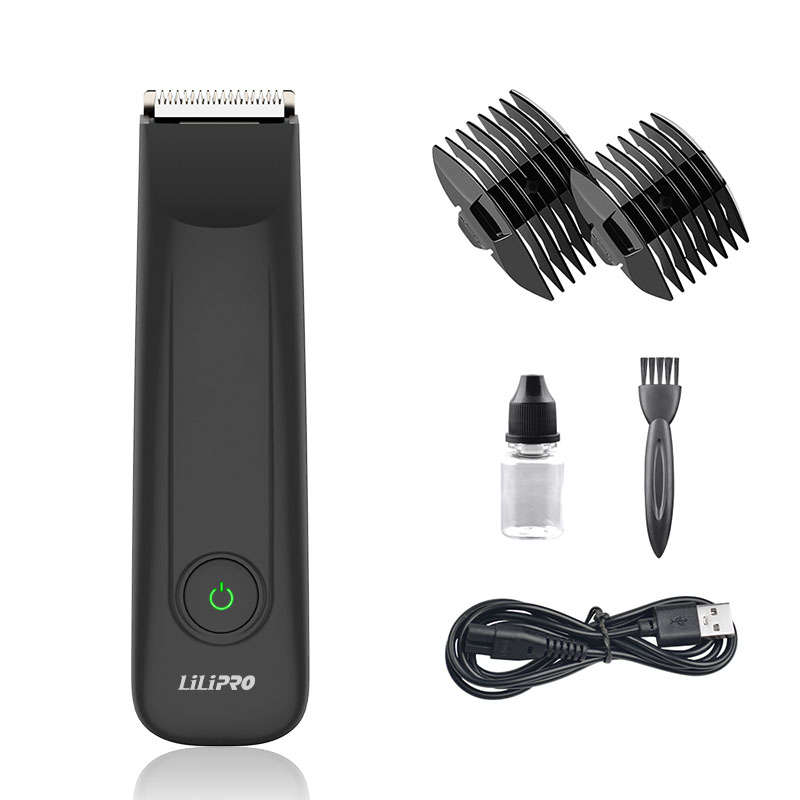 New Design Ceramic Cutter Electric Waterproof Hygiene Shaving Skin Safe Body Groin Hair Trimmer For Men