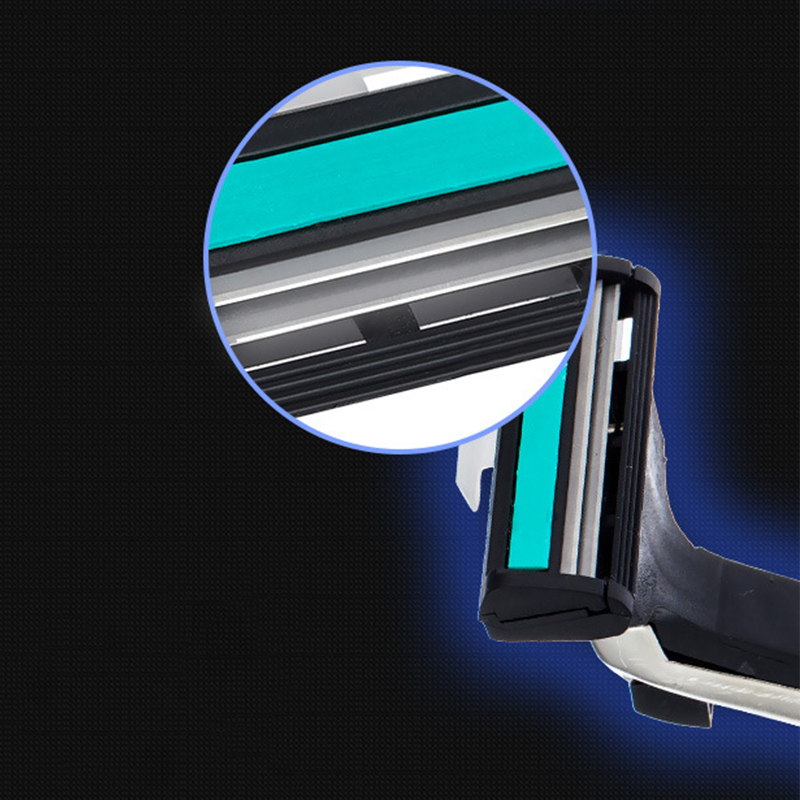 Stainless Steel Double-layer Manual Men Razor