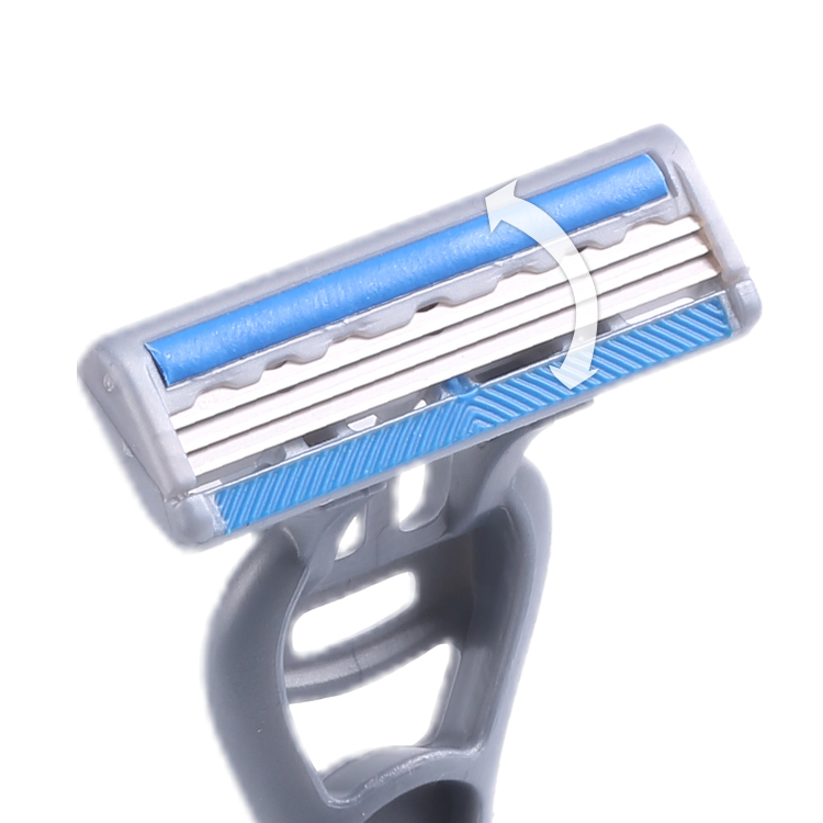 Hot Sale Good Quality Razor Blade Men Shaving Facial Hair Safety Razor 3 Blade