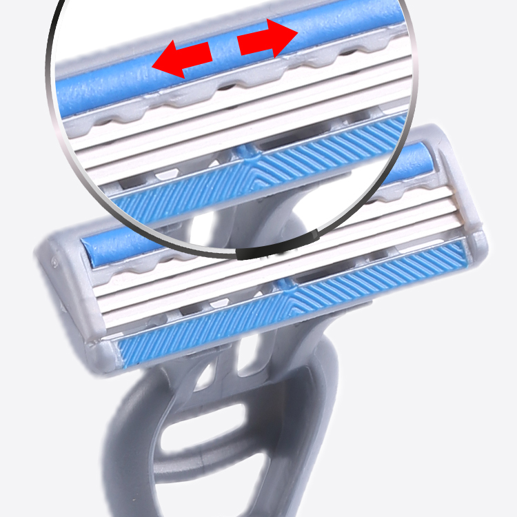 Hot Sale Good Quality Razor Blade Men Shaving Facial Hair Safety Razor 3 Blade