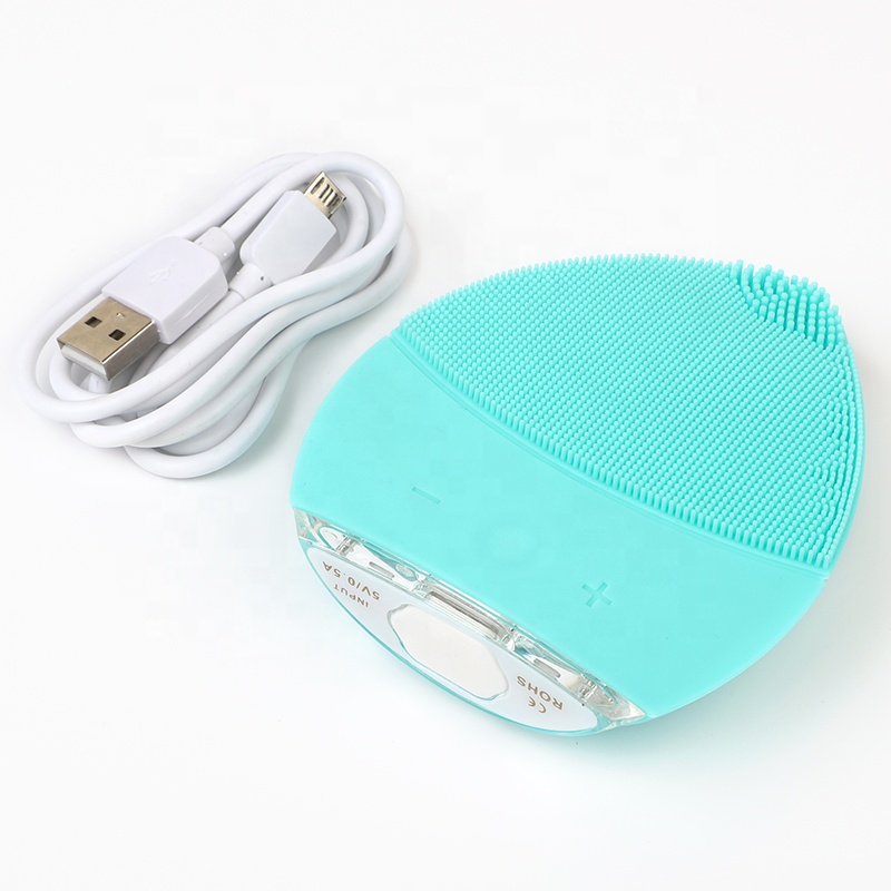 Waterproof Facial Brush USB Facial Brush Silicone Cleansing Brush Soft Skin Care Face Wash Gift Box (ized) Hand Held 80g