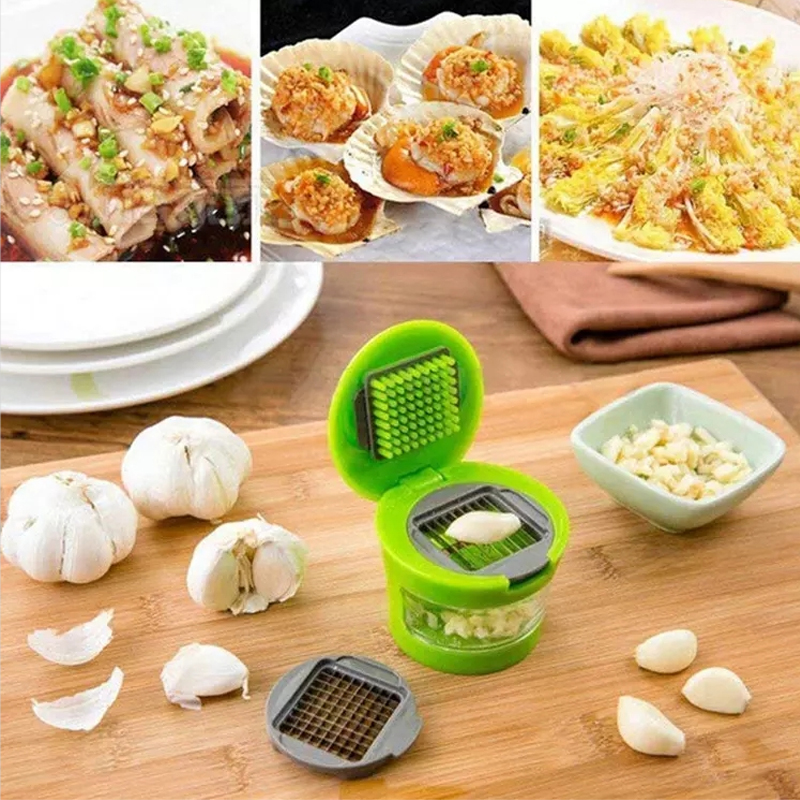 Vegetable Chopper Garlic Multi-function Kitchen Tools Kitchen Gadget Garlic Press For Home Manual Garlic Chopper Kitchen