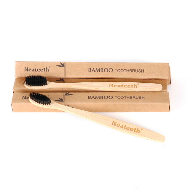 Natural Eco-Friendly BPA Free Soft Bristles Biodegradable Toothbrushes Wooden Tooth Brush
