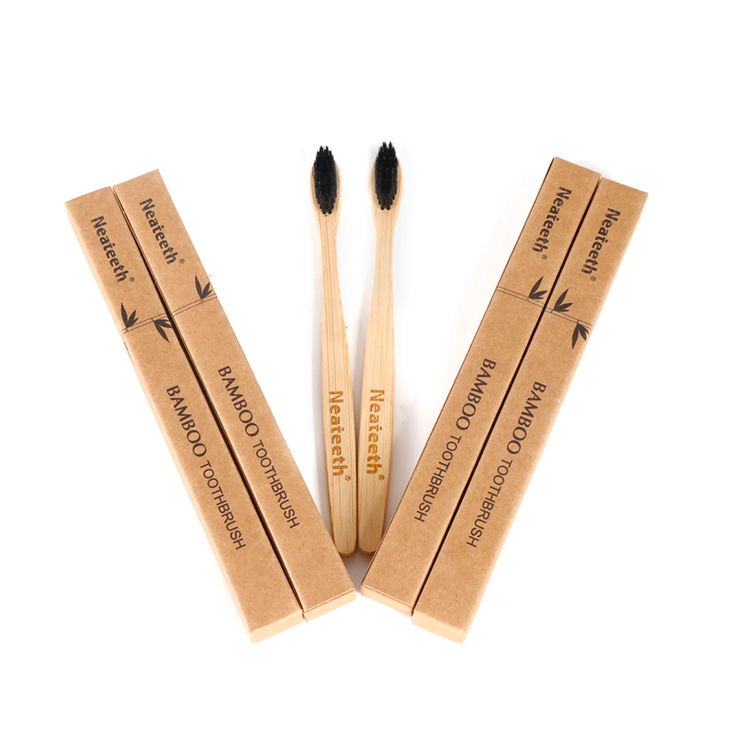 Natural Eco-Friendly BPA Free Soft Bristles Biodegradable Toothbrushes Wooden Tooth Brush