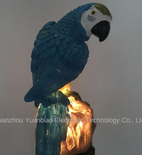 Waterproof LED Solar Resin Parrot Garden Birds Lamp for Outdoor Decoration - izable and Hot Sale