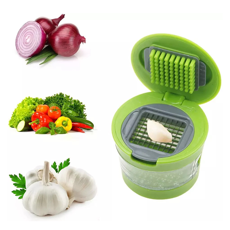 Vegetable Chopper Garlic Multi-function Kitchen Tools Kitchen Gadget Garlic Press For Home Manual Garlic Chopper Kitchen