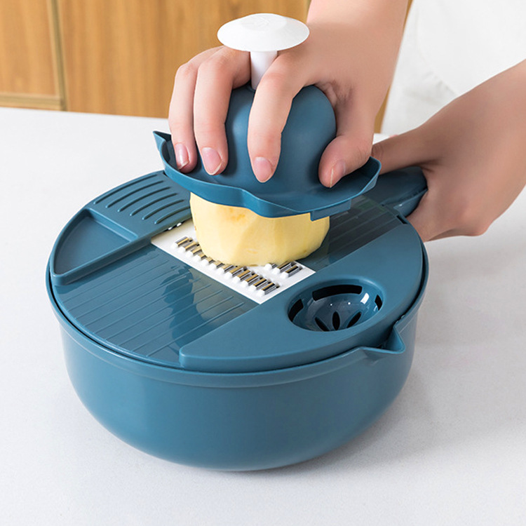 12 in 1 Fruit & Vegetable Tools Kitchen Gadgets Vegetable Chopper Slicer Rotate Multifunctional Vegetable Cutter