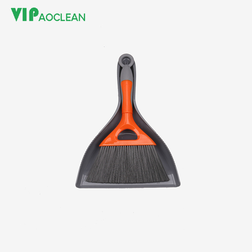 VIPaoclean Small Broom and Dustpan Set Mini Dustpan and Brush Set Hand Broom