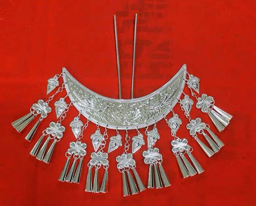 Lunaric Hanfu Jewelry Hanfu  Headwear Alloy  Hairpin  Ethnic Chinese Traditional Dress Tassel Headdress
