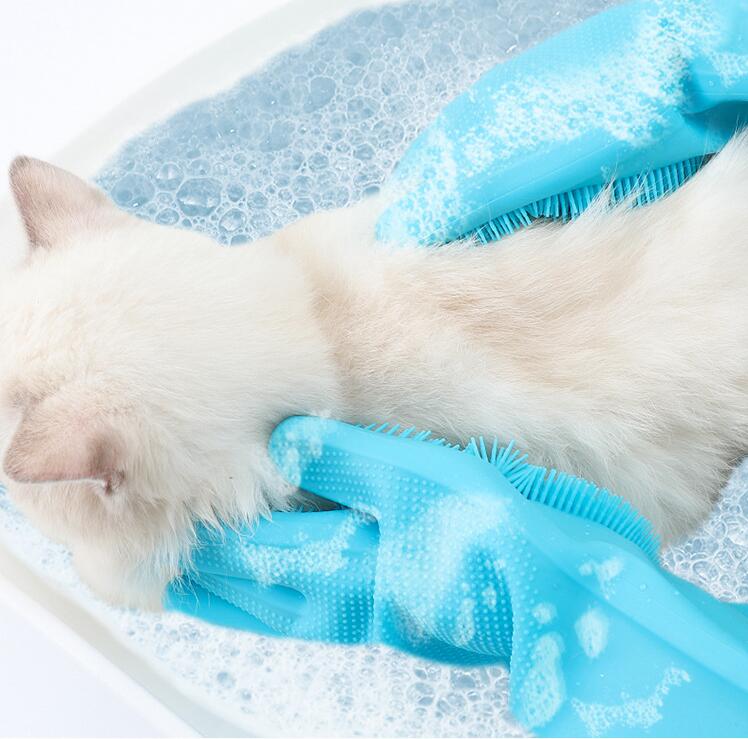 Dish Washing Gloves Scrubber Gloves Heat Resistant Silicone Sponge Magic Silicone Eco-friendly Provided Kitchen Gloves C