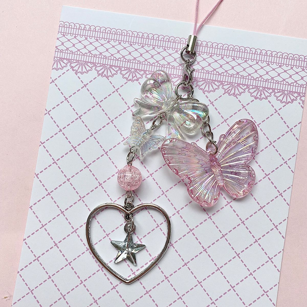 Glass Charms  Phones Keys Photocard Albums and Cardholders Key Chain