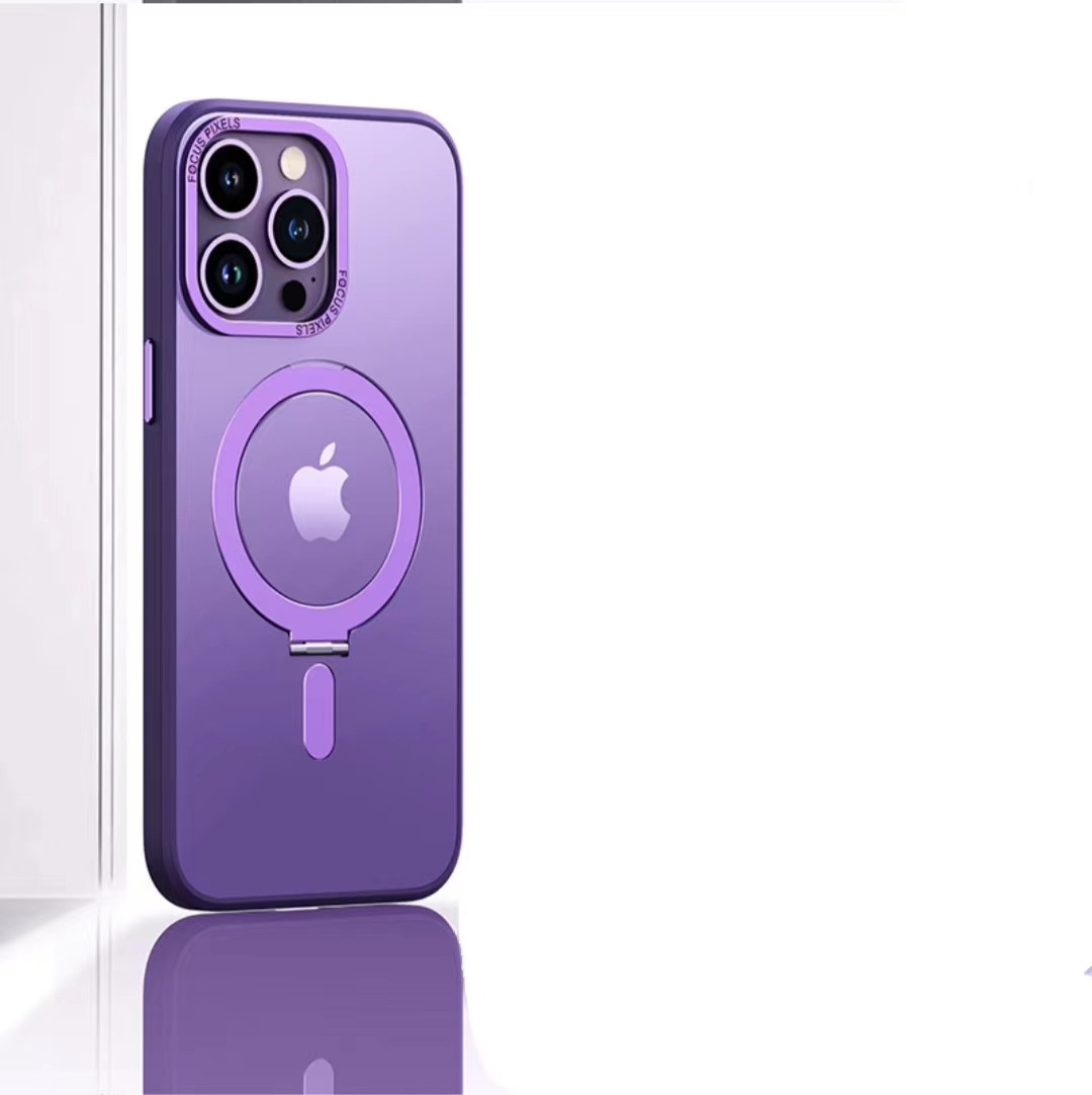 For Mag Safe Kickstand Phone Cover Magnetic Phone Case For iPhone 14 Pro Charging Phone Case