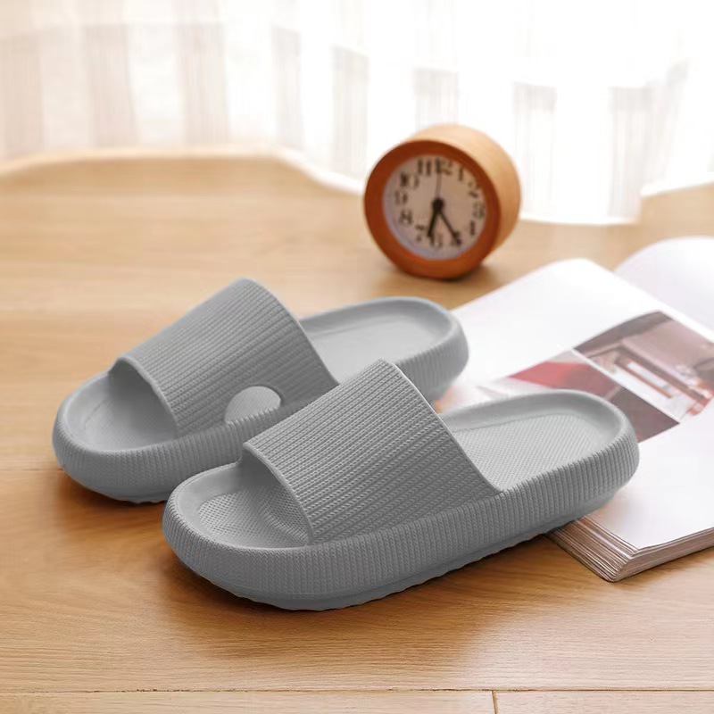 Couple Home Slippers Foam Glossy Kid's Parent-Child Slippers Beach Home Bathing Shoes 