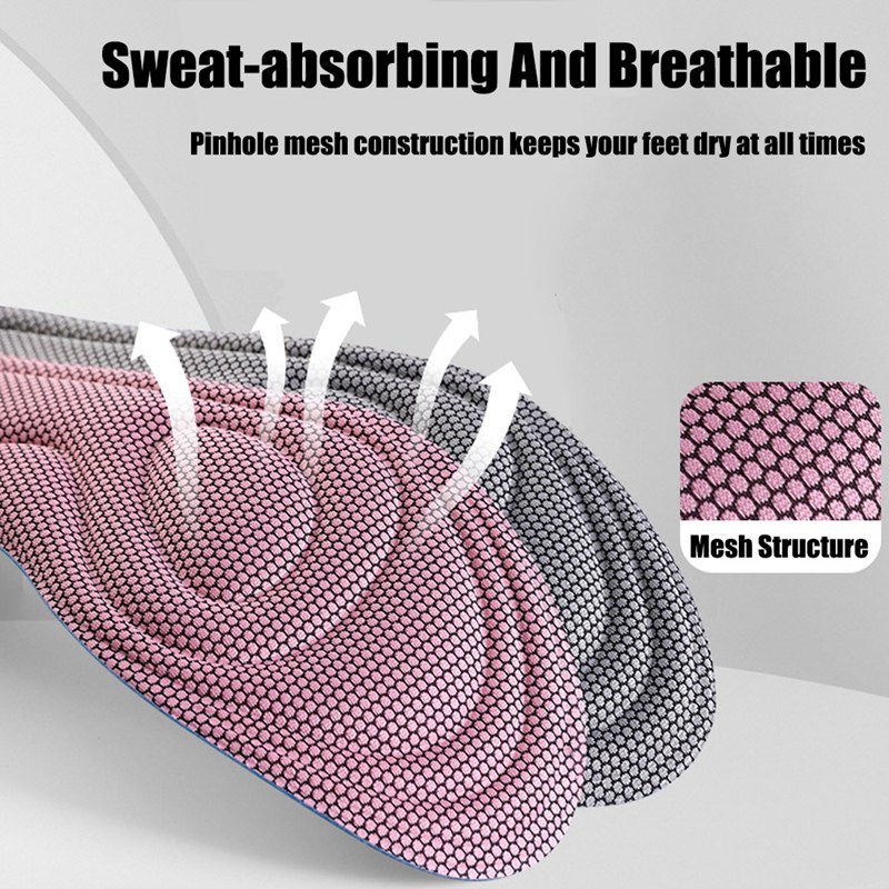 Memory Foam Insoles for Shoes Men Women Nano Massage Sport Insole Feet Orthopedic Shoe Sole Running Accessories