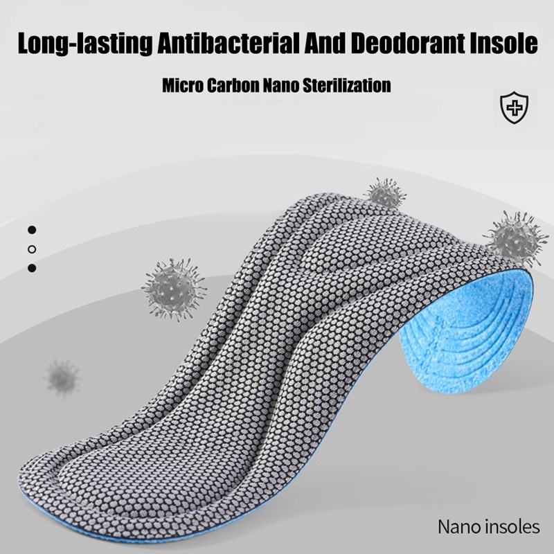 Memory Foam Insoles for Shoes Men Women Nano Massage Sport Insole Feet Orthopedic Shoe Sole Running Accessories