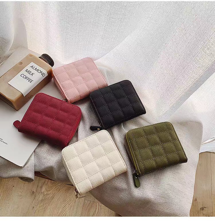 2023 Korean Mini Wallet Short Zipper Cute Wallet