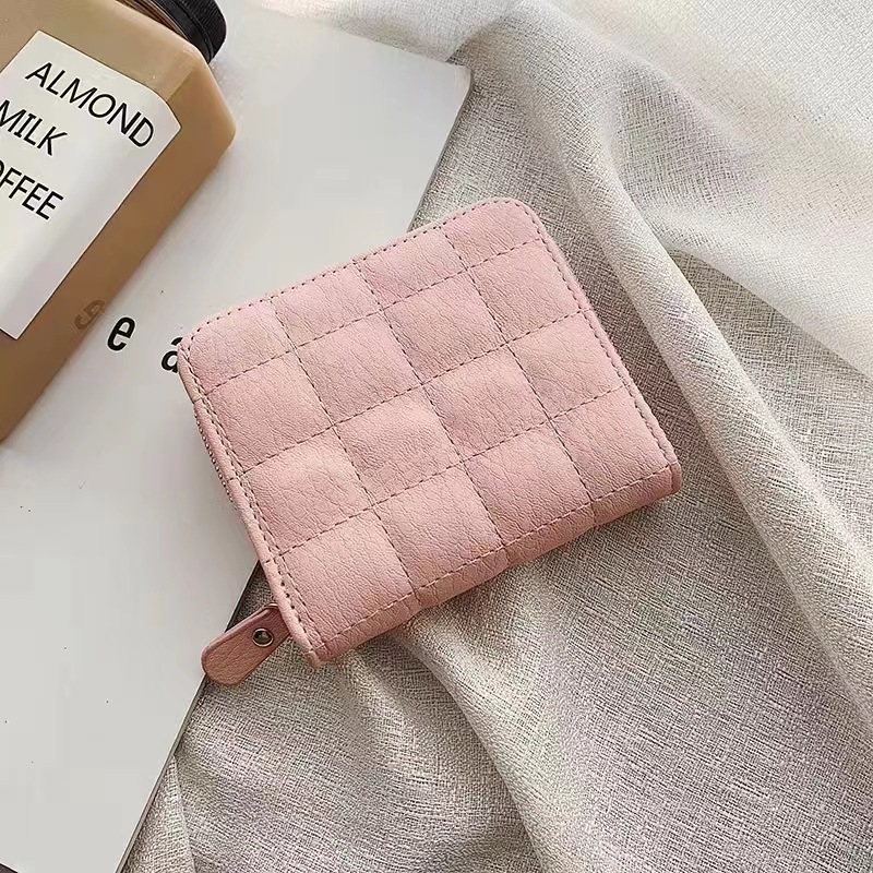 2023 Korean Mini Wallet Short Zipper Cute Wallet