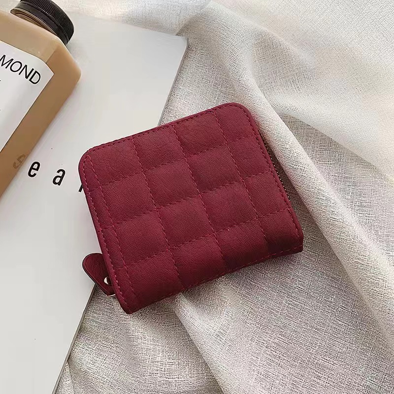2023 Korean Mini Wallet Short Zipper Cute Wallet