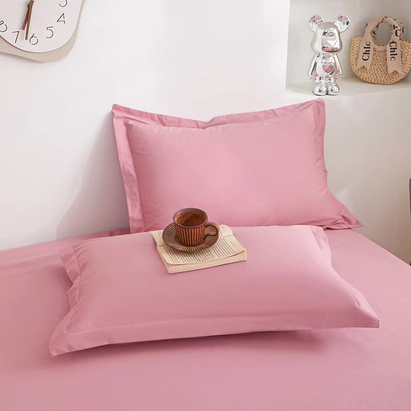Classic Solid Color Comfortable and Breathable Cotton Pillow Covers (2 Pieces)