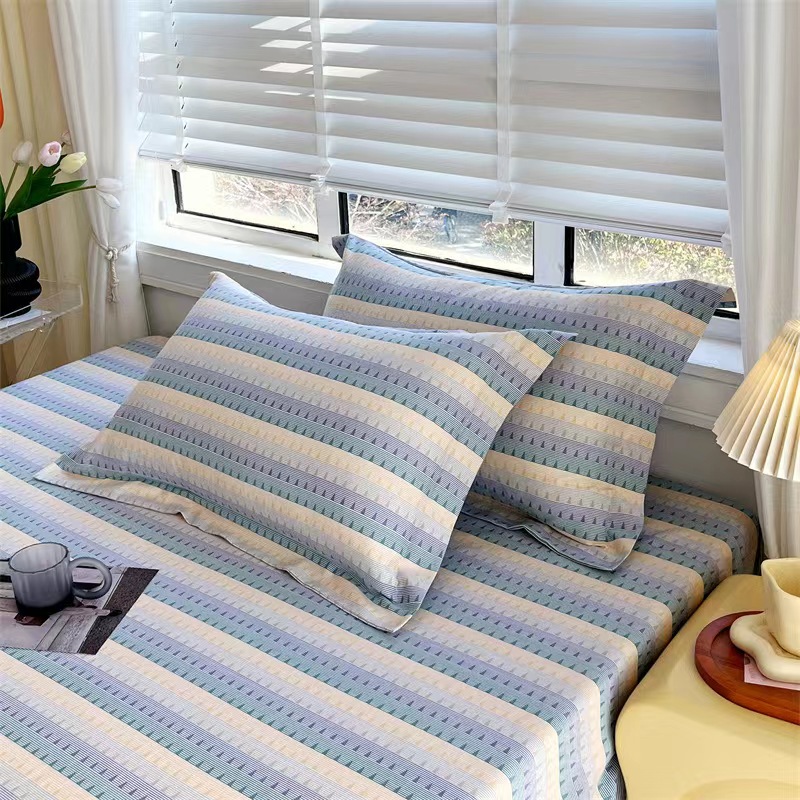 2-Pack Pure Cotton Coarse Fabric Thickened and Enlarged Household Pillowcases 