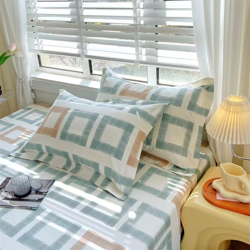 2-Pack Pure Cotton Coarse Fabric Thickened and Enlarged Household Pillowcases 