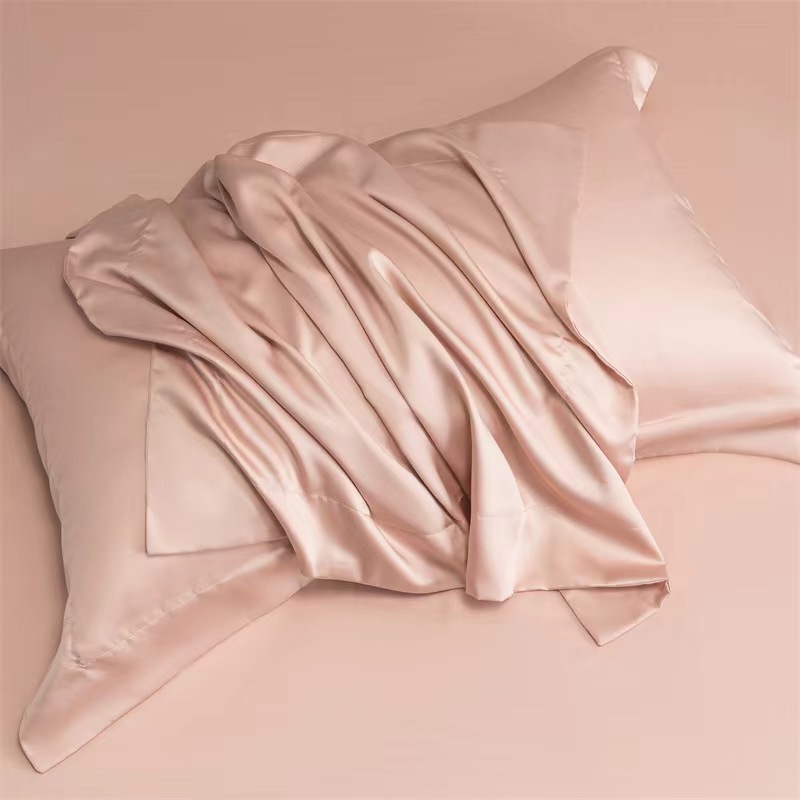 Premium Mulberry Silk Solid Color Summer Ice Silk Pillowcases