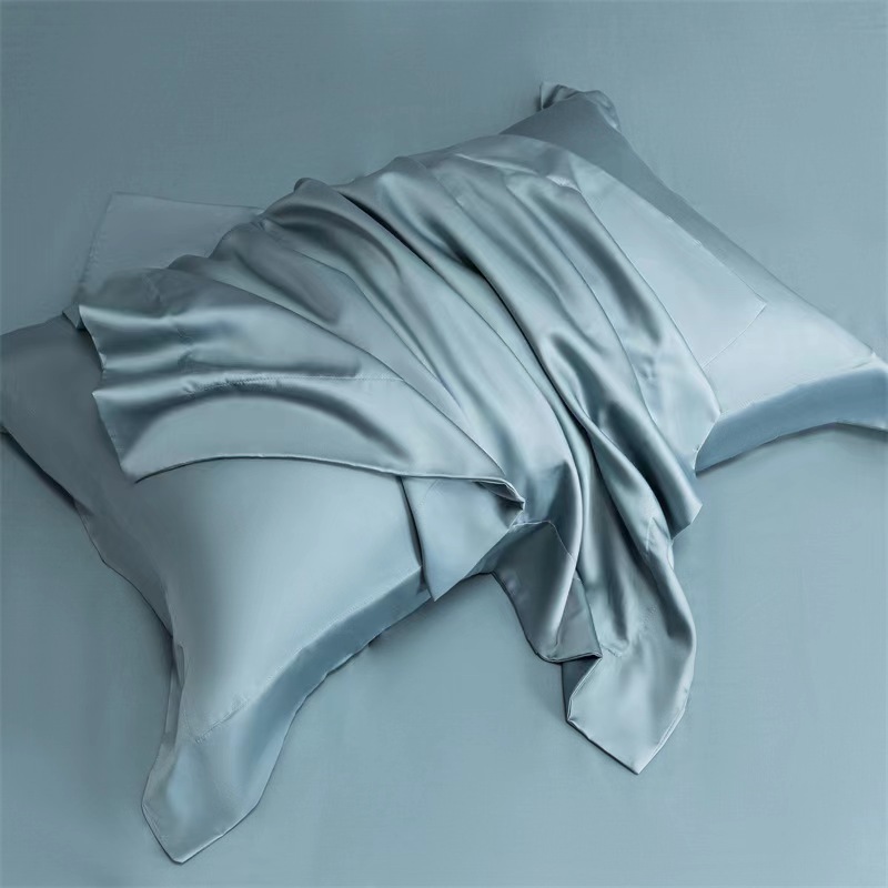Premium Mulberry Silk Solid Color Summer Ice Silk Pillowcases