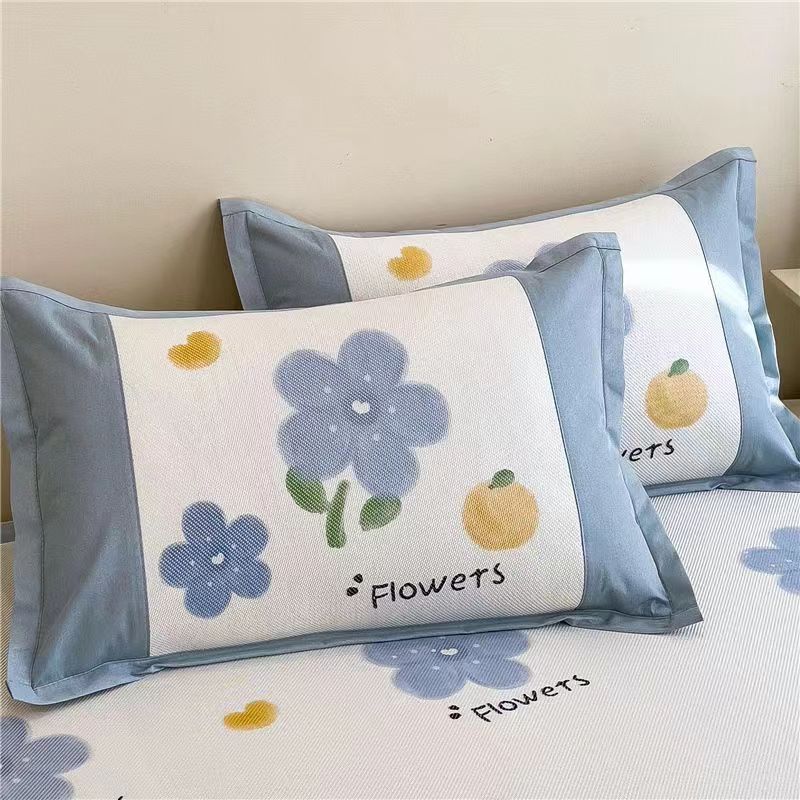Premium Summer Ice Silk Cartoon Pillowcases set (2 Case)
