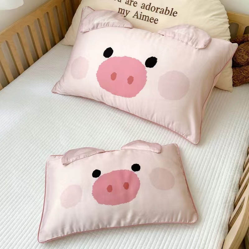 Cute Cartoon Animal-farm Pillowcase (1 case)