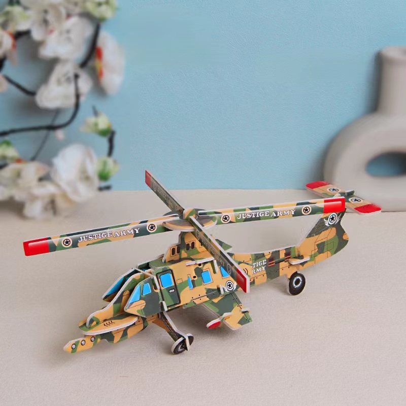 Children's DIY Intelligence Development 3D Paper Solid Puzzle