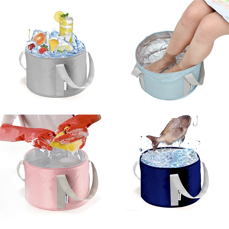 Household Foot Soaking Bucket Portable Folding Foot Bath Outdoor Folding Bucket For Travel Bucket Camping Picnic Fishing