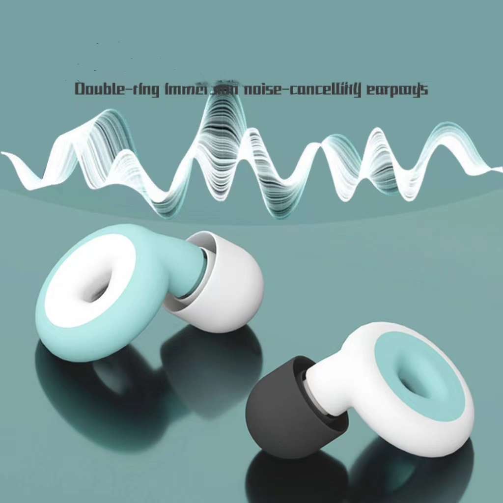 Ear Plugs Super Soft Reusable Hearing Protection in Flexible Silicone Earplugs for Sleep