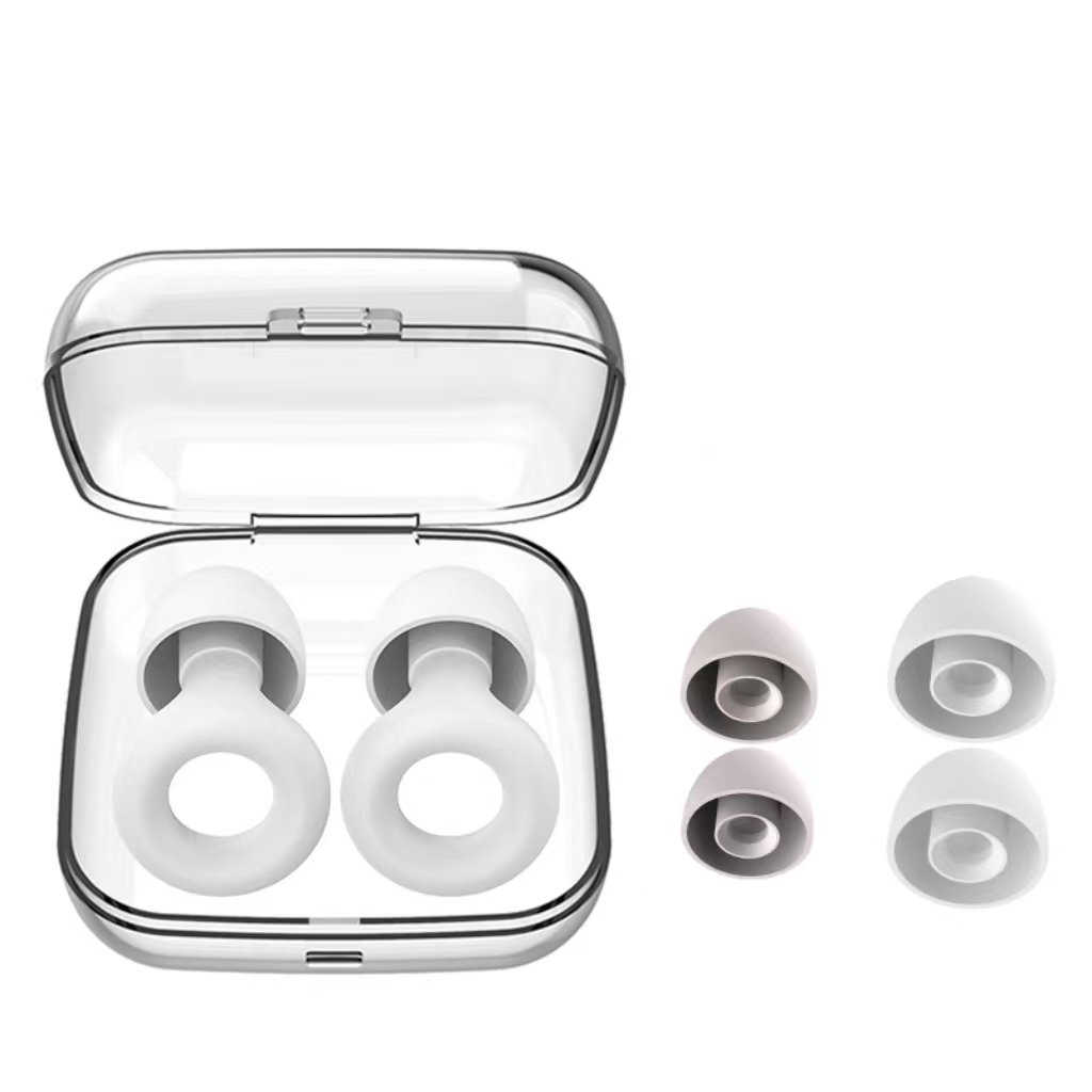 Ear Plugs Super Soft Reusable Hearing Protection in Flexible Silicone Earplugs for Sleep