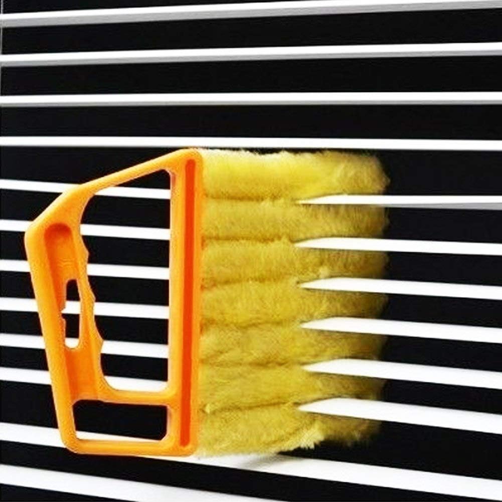Window Venetian Blind Cleaner Duster Tools Brush Microfiber Groove Gap Window Blinds Shutters Air Conditioner Duster