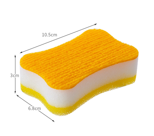 Hot selling dish washing scrubber  Non-woven scouring pad cleaning sponge for kitchen