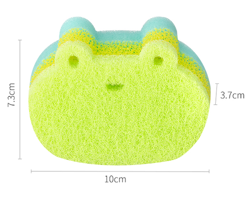 Fashion Daily Necessity Sponge Kitchen Scrubber Dishwashing Sponge with Scouring Pad