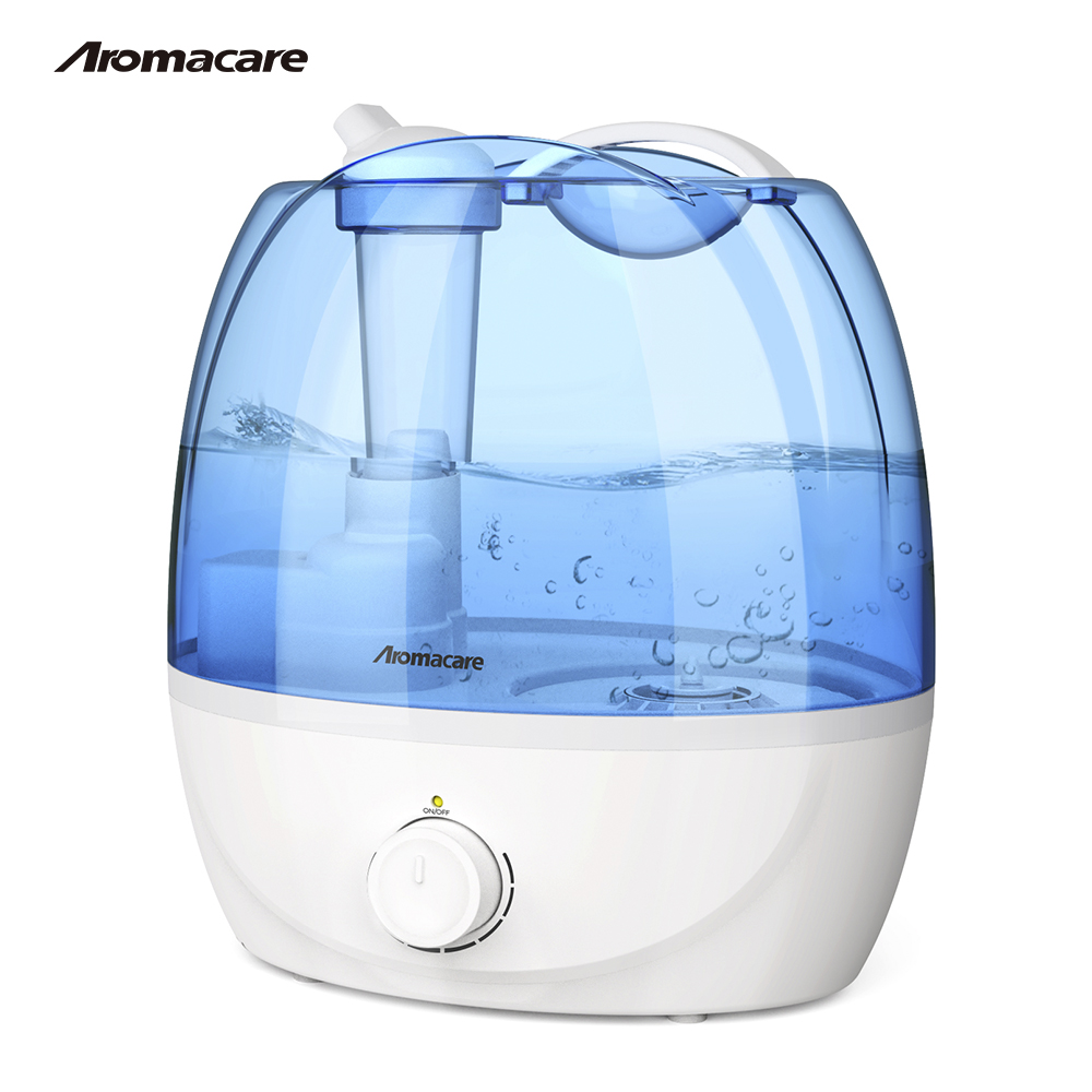 Cool Mist 2.6L 28dB Whisper-Quiet Ultrasonic Humidifier  For Bedroom