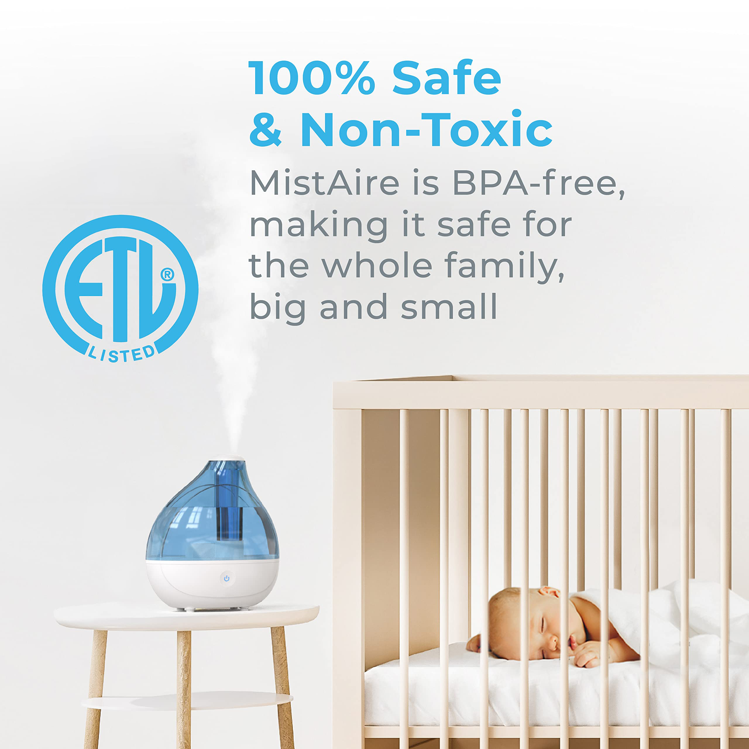 1.5L Large Capacity Aroma Humidifiers Smart Auto Shut-Off Humidifiers Air Humidifier Diffuser With Night Light