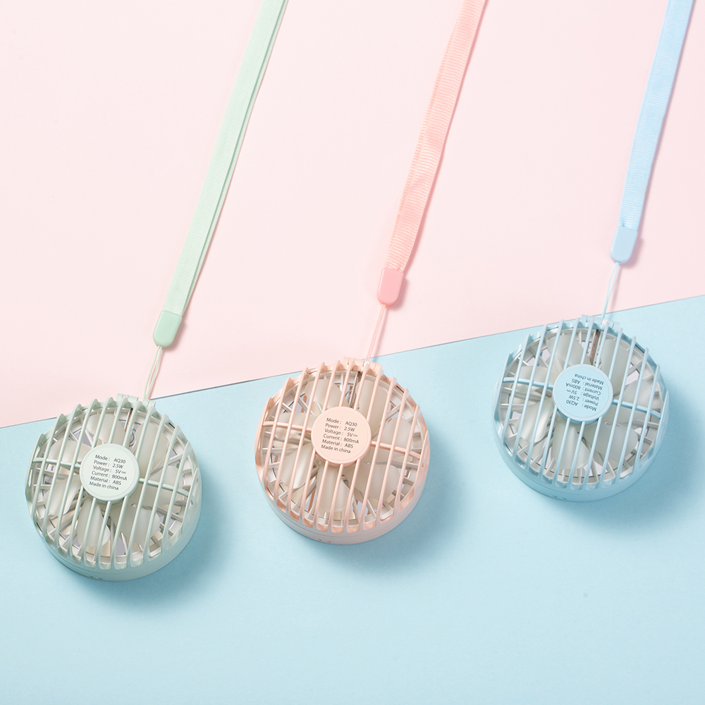 IMYCOO Portable Mini Rechargeable Fan With Mirror  Hot Beauty Personal Small Mirror Lash Fan