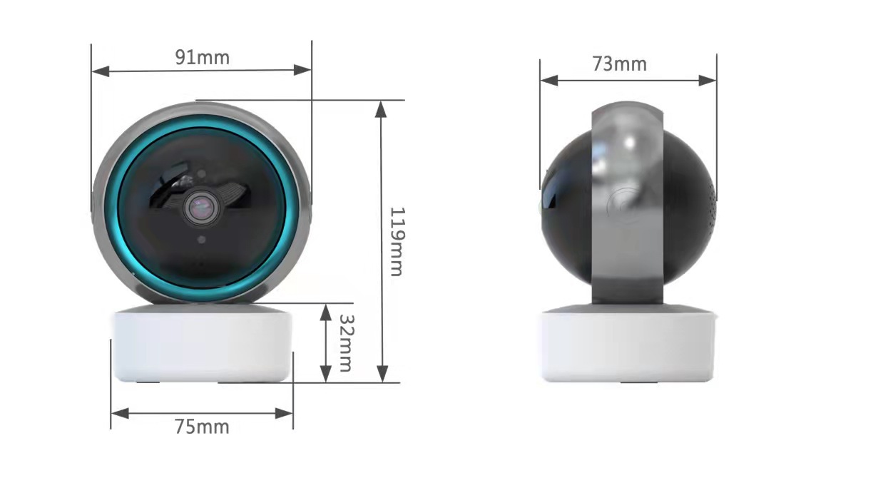 1080P Surveillance Cameras With WIFI Tuya Camera Smart Home Video Surveillance Camera Of Home Security Protection
